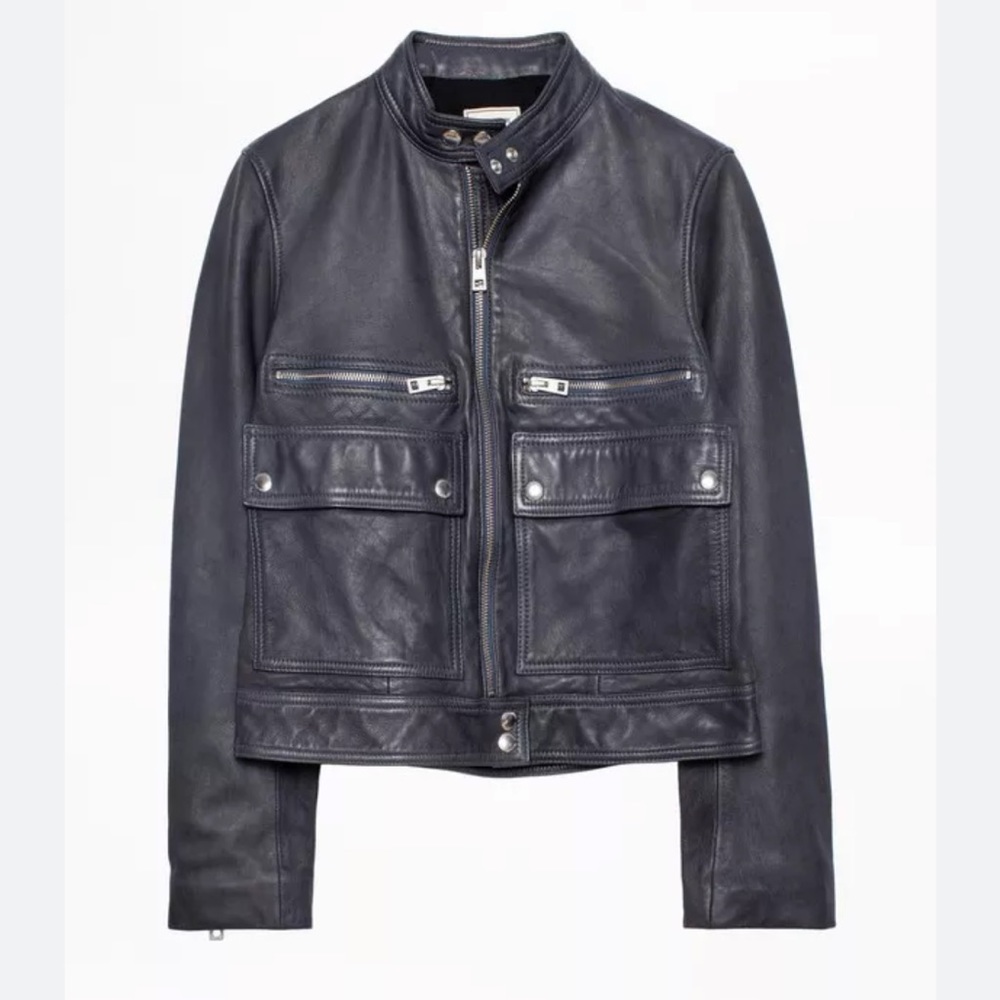 Zadig and Voltaire leather jacket. Size M.